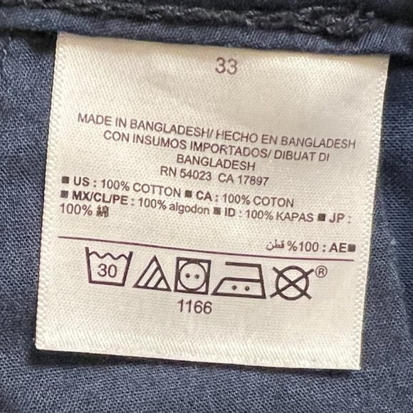 Old Navy Cargo Short Ink Blue Size 33 waist - Picture 7 of 9